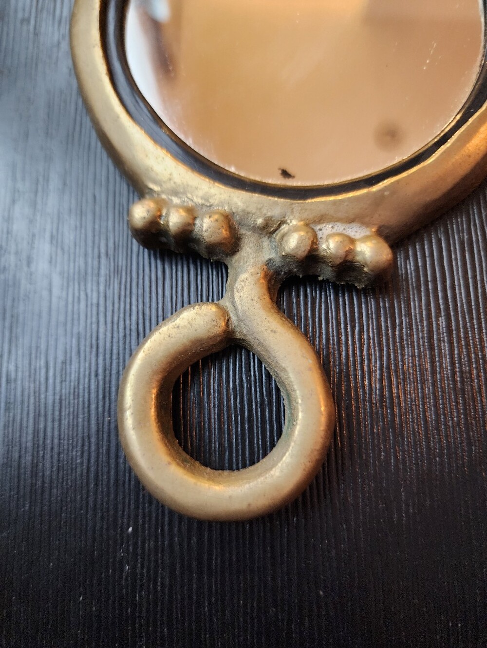 Vintage MCM Cat Wall Mirror - Picture 7 of 8